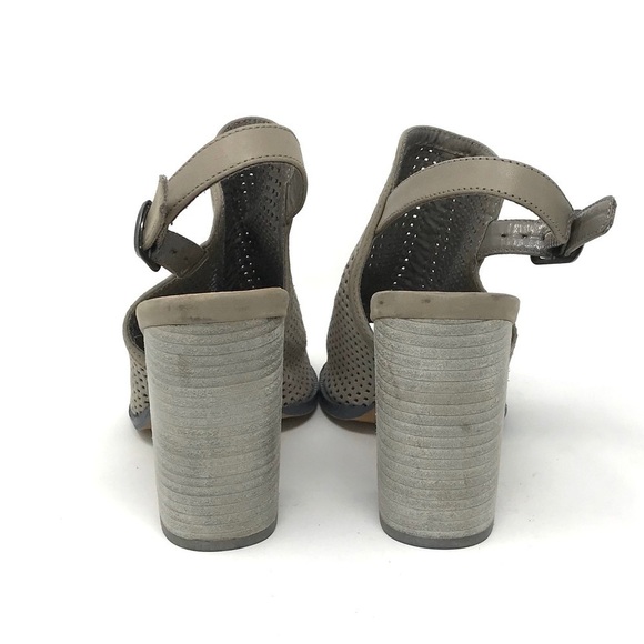 Kelsi Dagger Goya Peep Toe Slingback Heels 6 - Picture 5 of 8